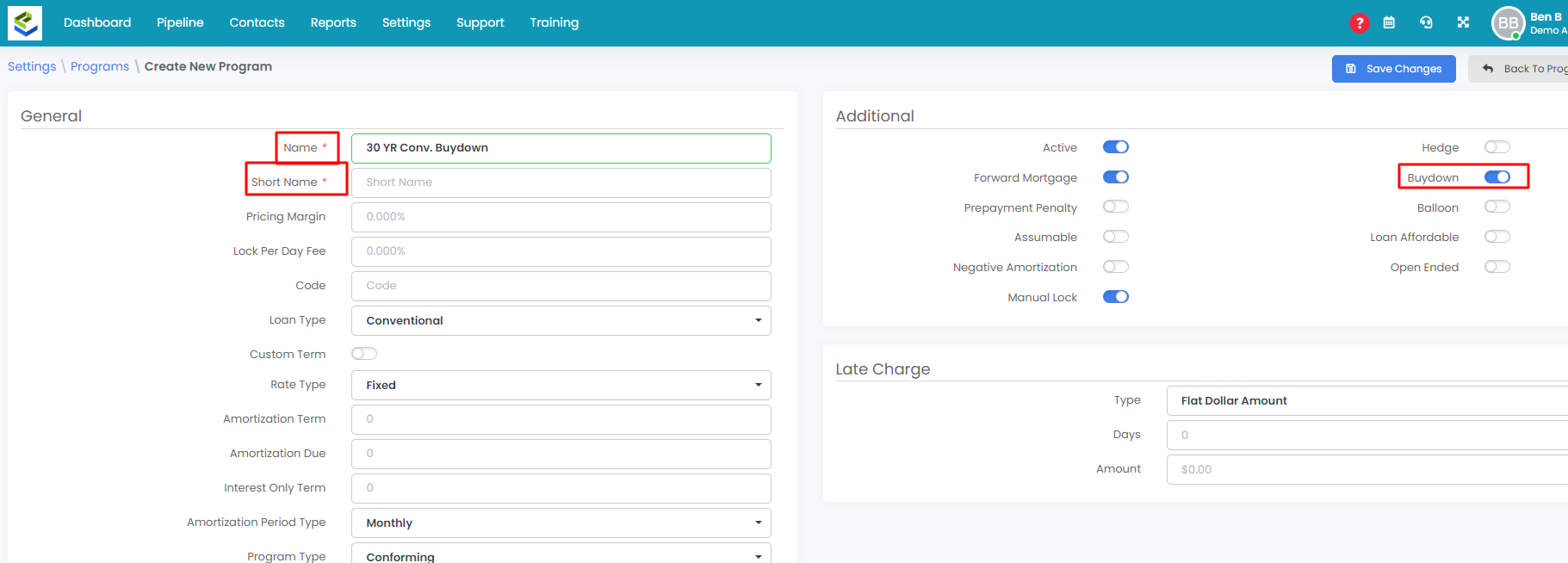 How to enter a Buy Down program?